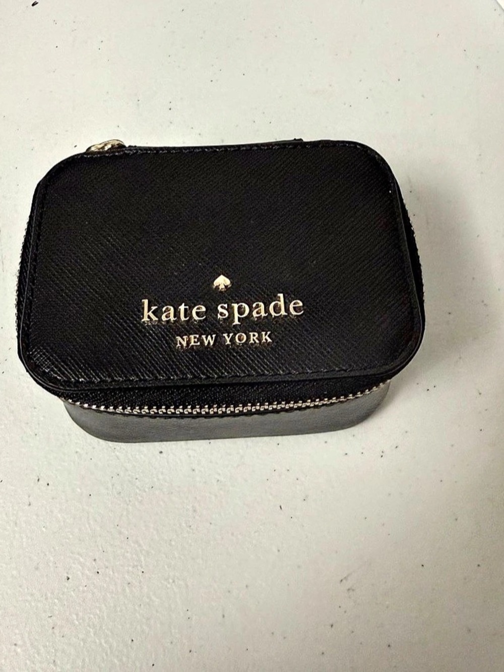 kate spade Staci Travel Jewelry Box Black
